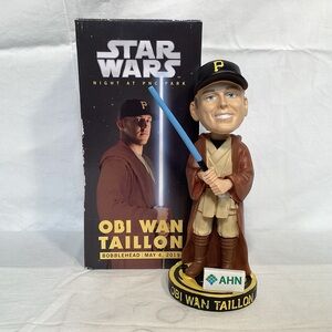 Pittsburgh Pirates STAR WARS Obi Wan Taillon Bobblehead PNC Park 2019 With Box